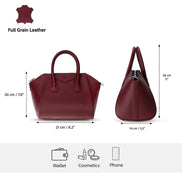 Lorenza Lederhandtasche für Damen, klein