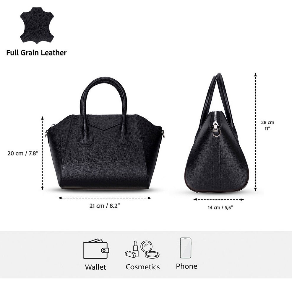 Lorenza Lederhandtasche für Damen, klein