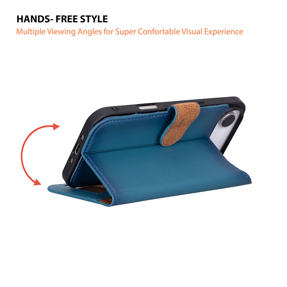 Meister Abnehmbare Premium-Leder-Wallet-Hülle für iPhone 17 Air