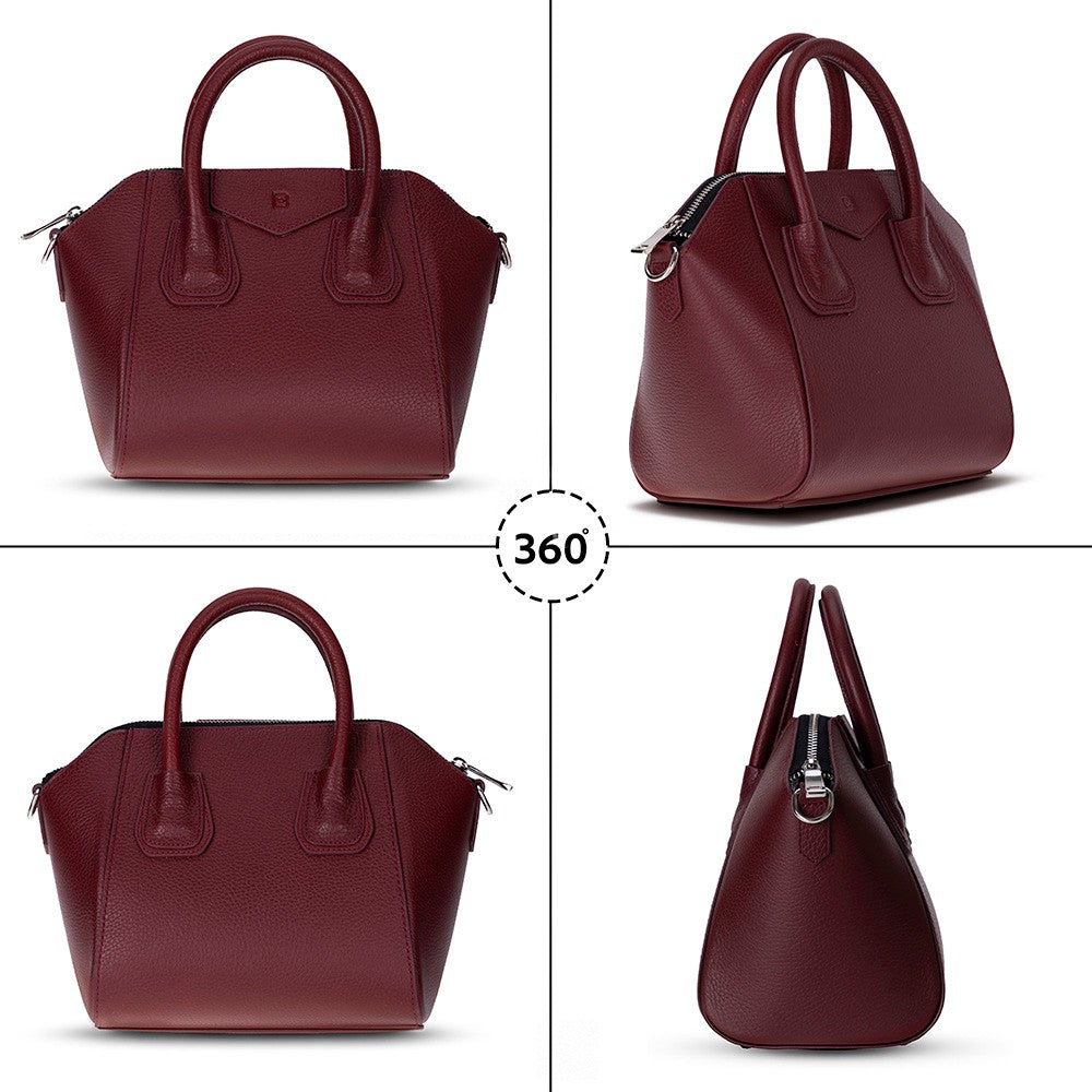 Lorenza Lederhandtasche für Damen, klein