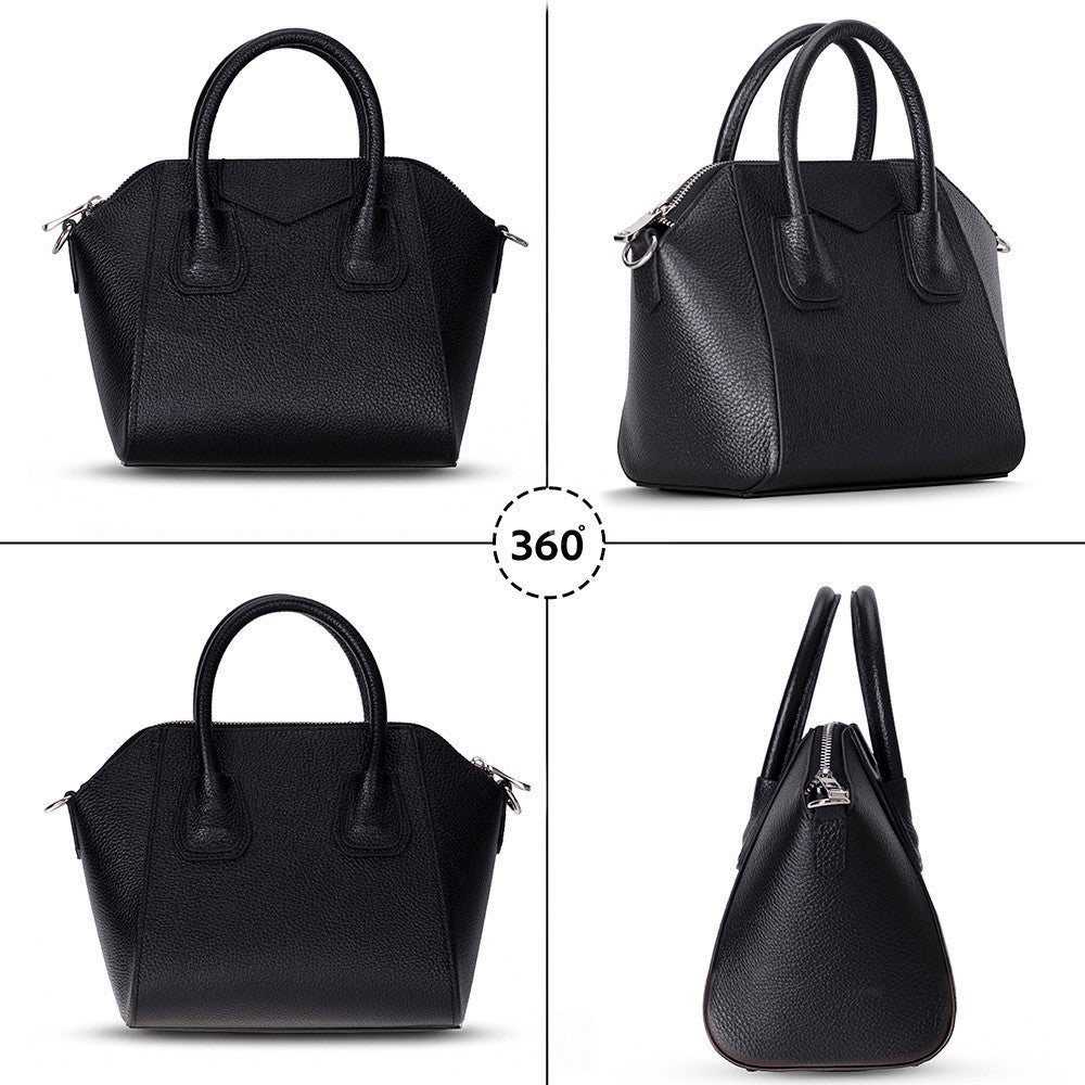 Lorenza Lederhandtasche für Damen, mittelgroß