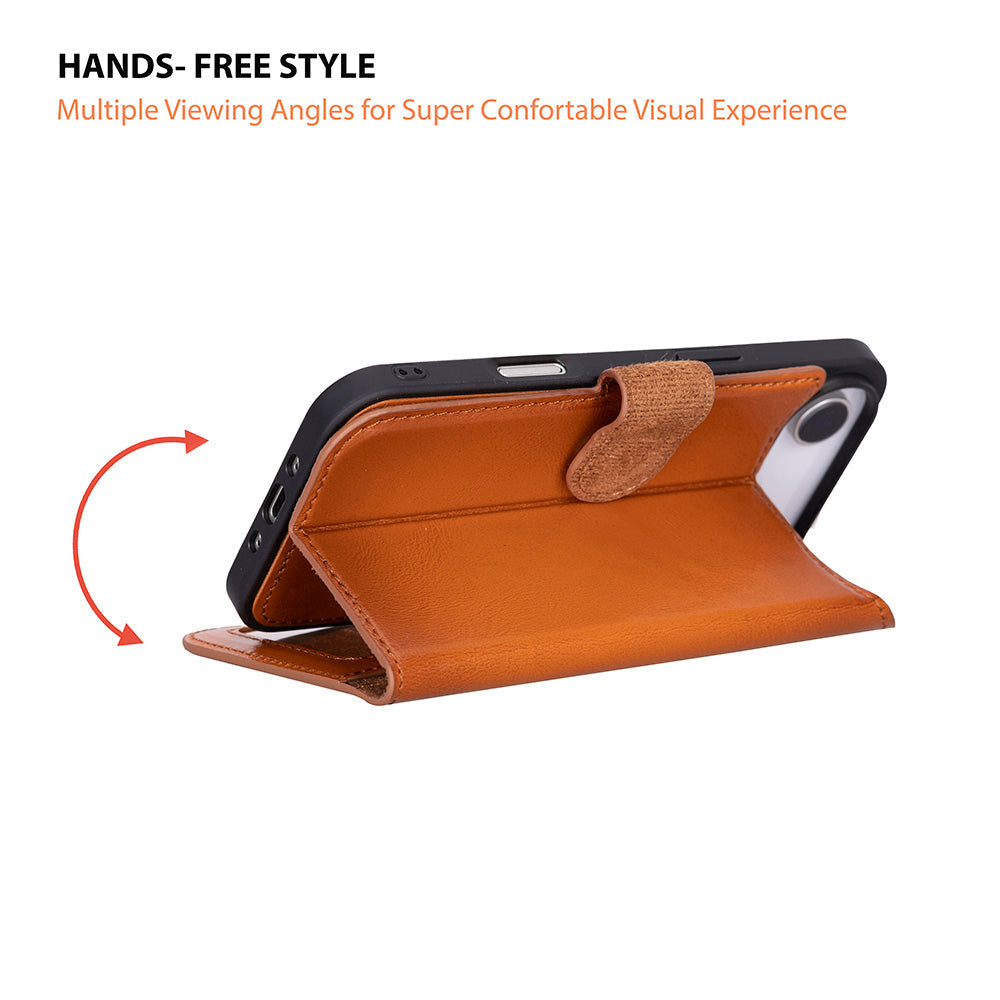 Meister Abnehmbare Premium-Leder-Wallet-Hülle für iPhone 17 Air