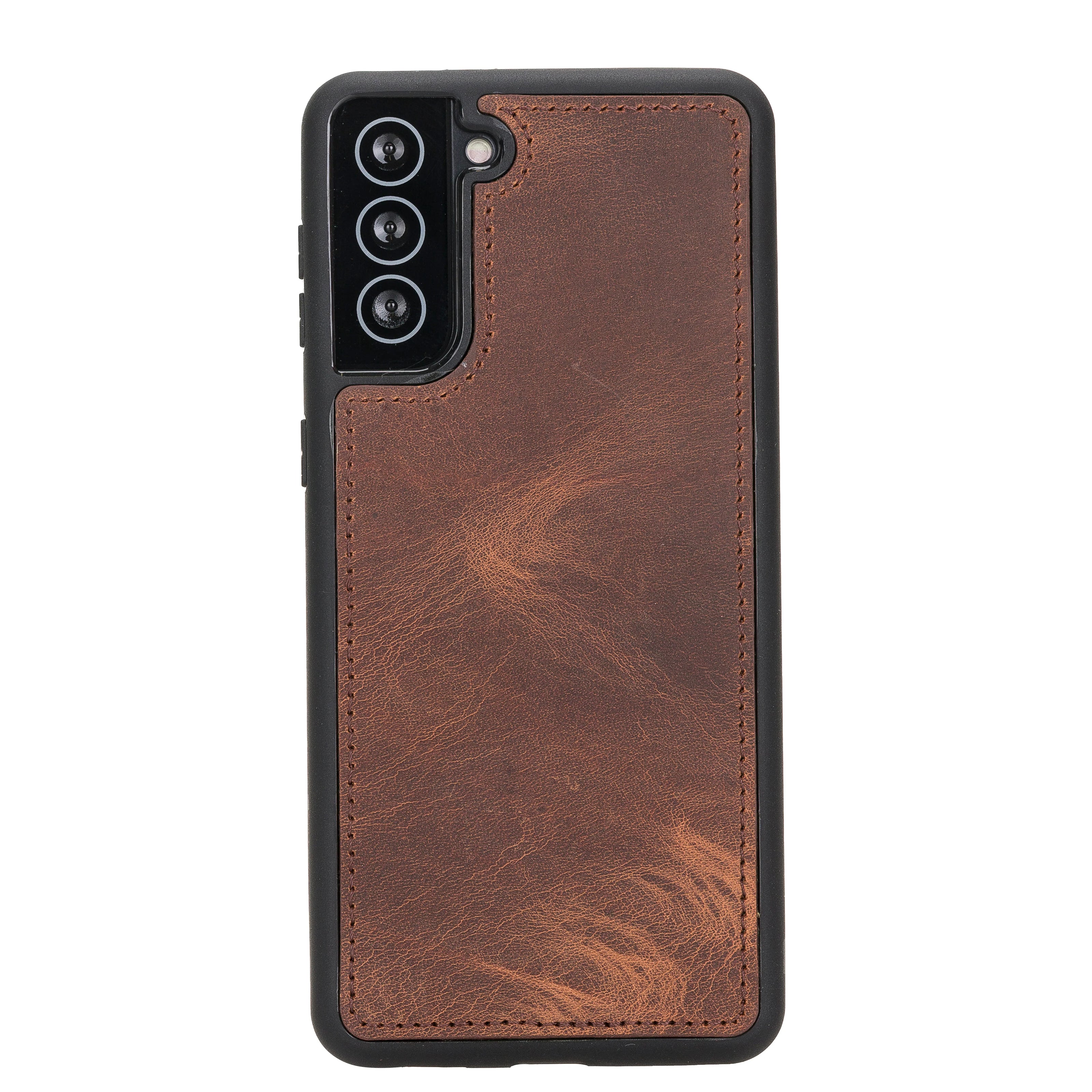 Santa Samsung Galaxy S21 Plus Leder-Hülle mit abnehmbarem Kartenfach