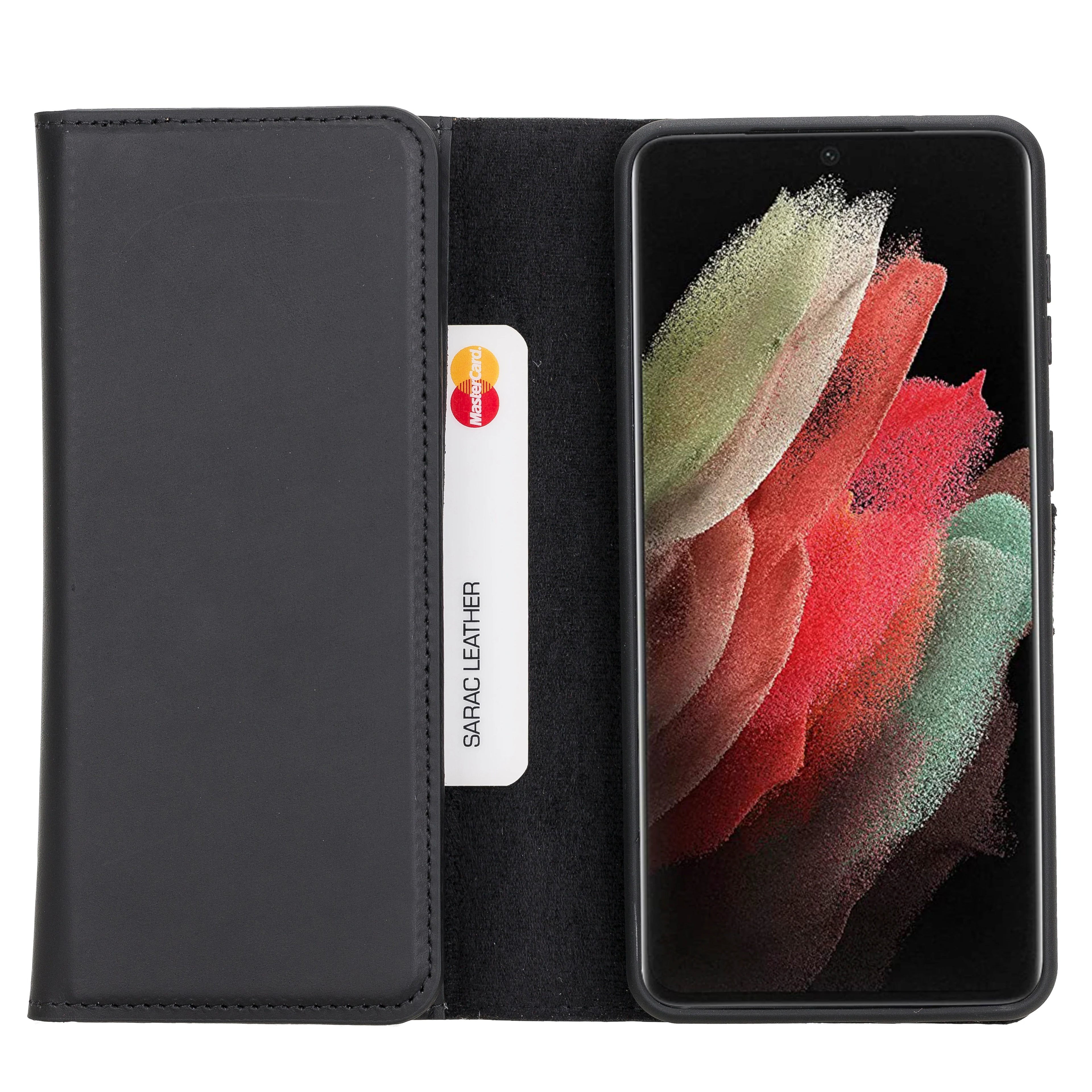 Santa Samsung Galaxy S21 Plus Leather Detachable Wallet Case