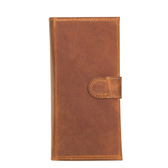 Santa Samsung Galaxy S21 Plus Leder-Hülle mit abnehmbarem Kartenfach