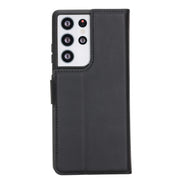 Liluri Samsung Galaxy S21 Ultra Abnehmbare Leder-Brieftaschenhülle