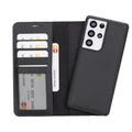Liluri Samsung Galaxy S21 Ultra Abnehmbare Leder-Brieftaschenhülle