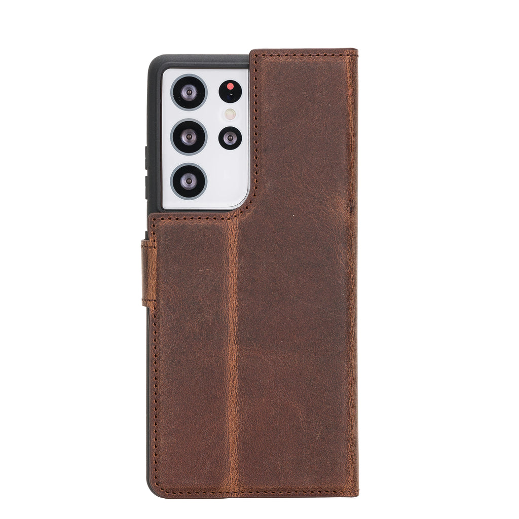Liluri Samsung Galaxy S21 Ultra Abnehmbare Leder-Brieftaschenhülle