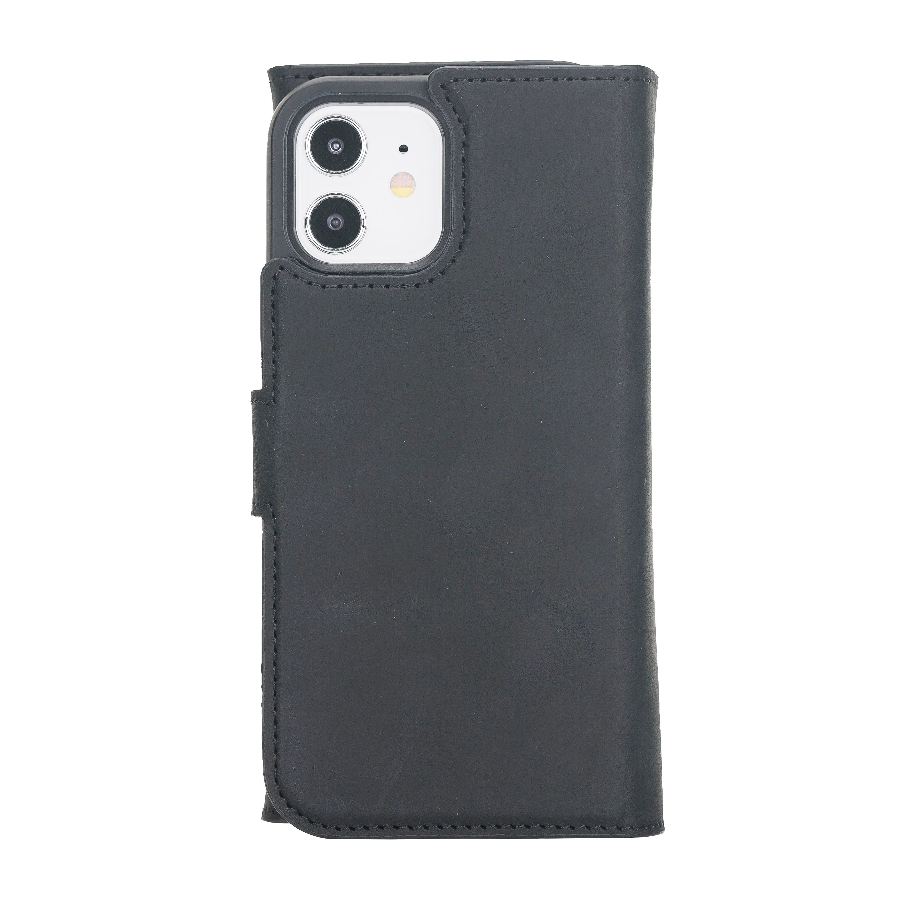 Santa I Phone 12 Mini Leather Detachable Wallet Case