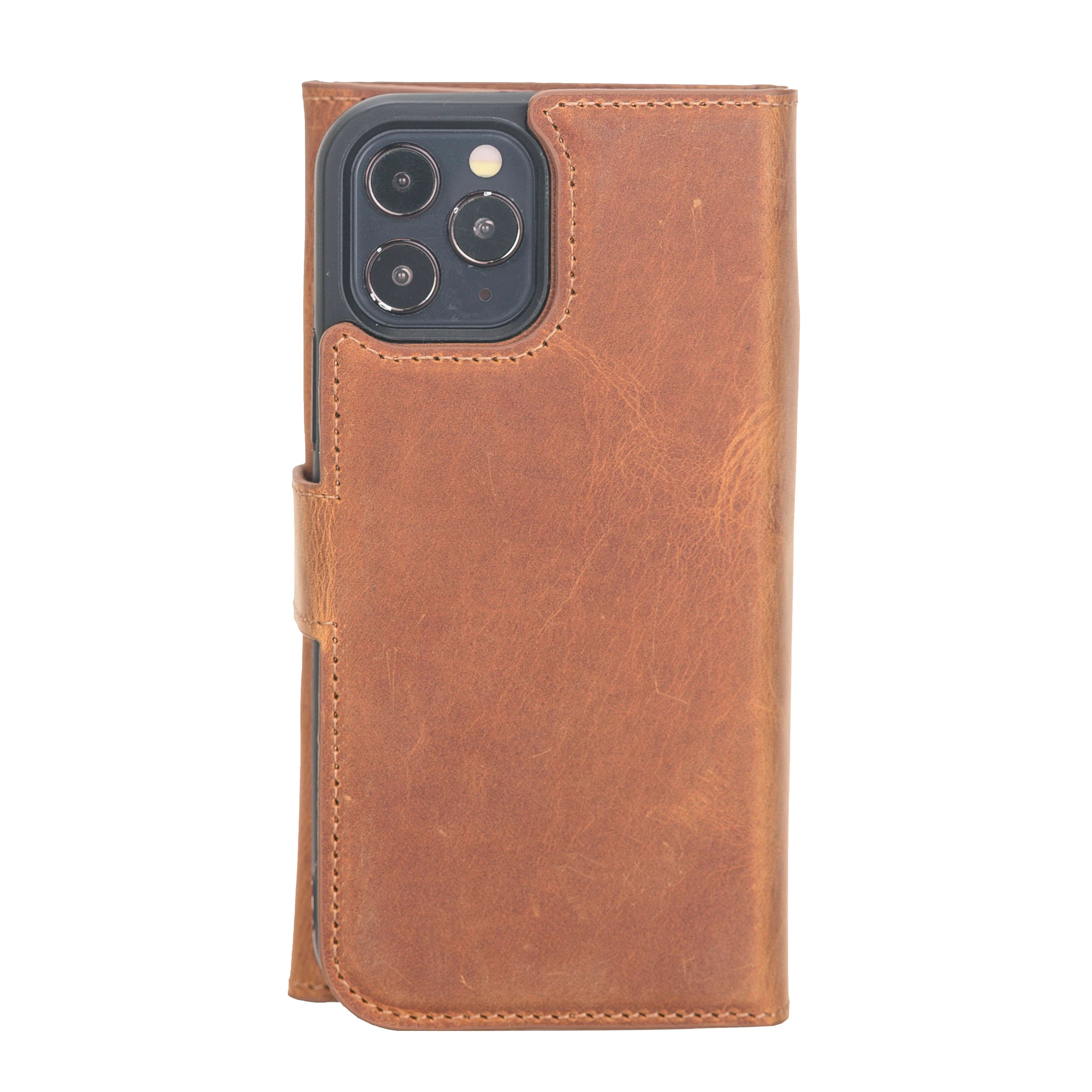 Santa I Phone 12 Pro Max Leather Detachable Wallet Case