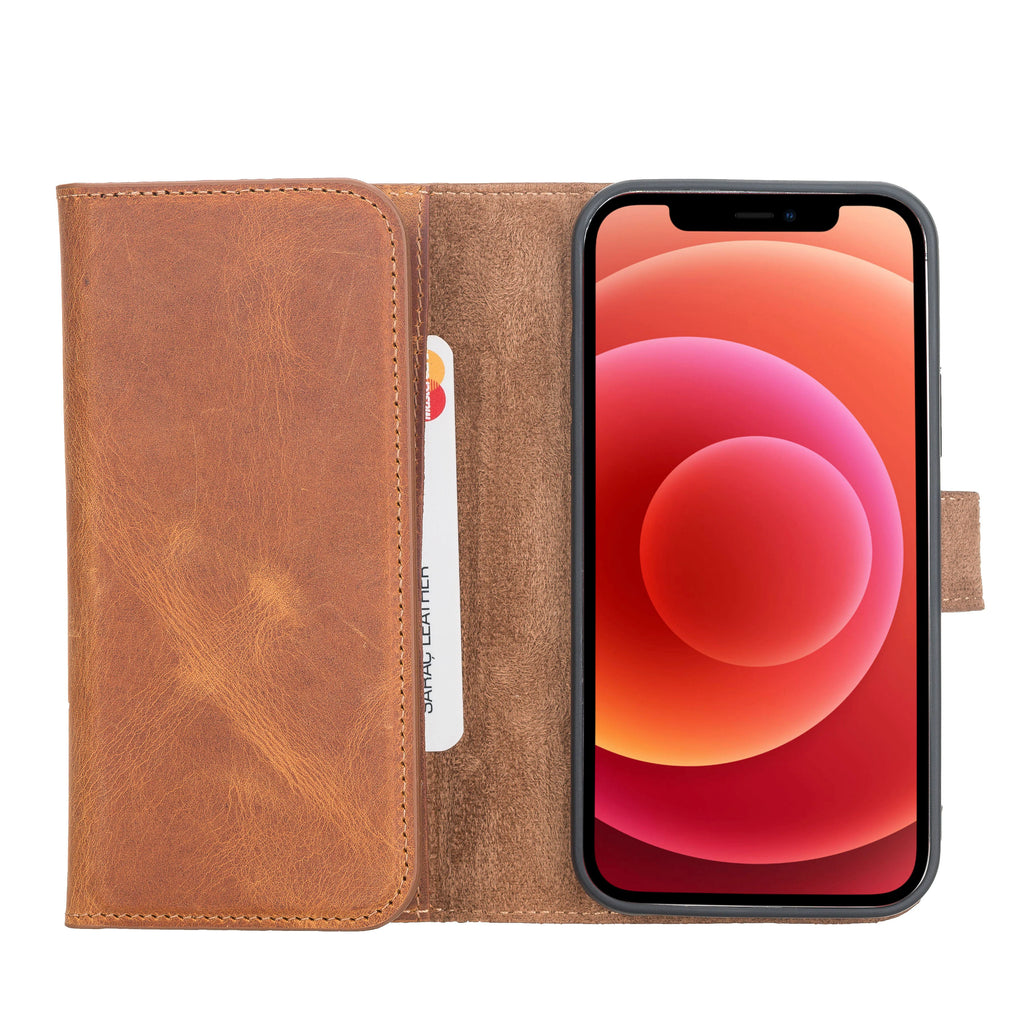 Santa I Phone 12 Pro Max Leather Detachable Wallet Case
