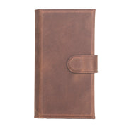 Weihnachtsmann iPhone 12 Pro Leder-Hülle mit abnehmbarem Brieftaschenmotiv