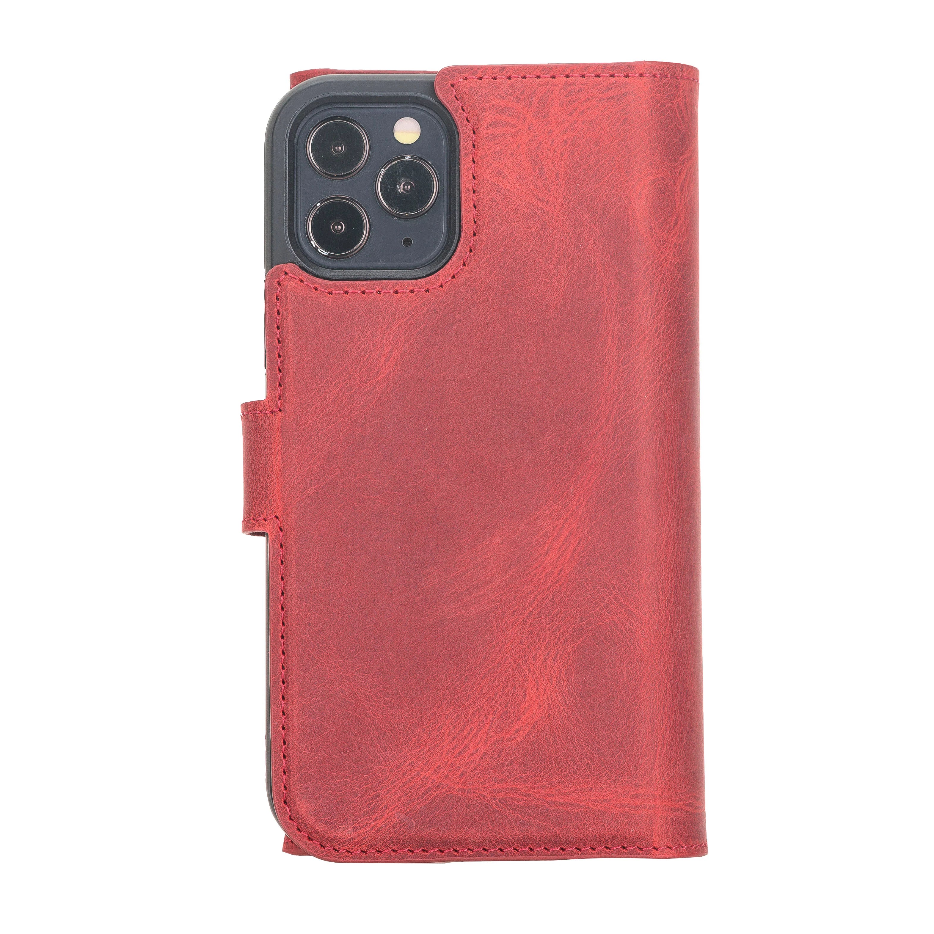 Santa I Phone 12 Pro Leather Detachable Wallet Case