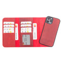 Santa I Phone 12 Pro Leather Detachable Wallet Case