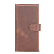 Weihnachtsmann iPhone 12 Mini Leder-Brieftaschenhülle mit abnehmbarem Verschluss