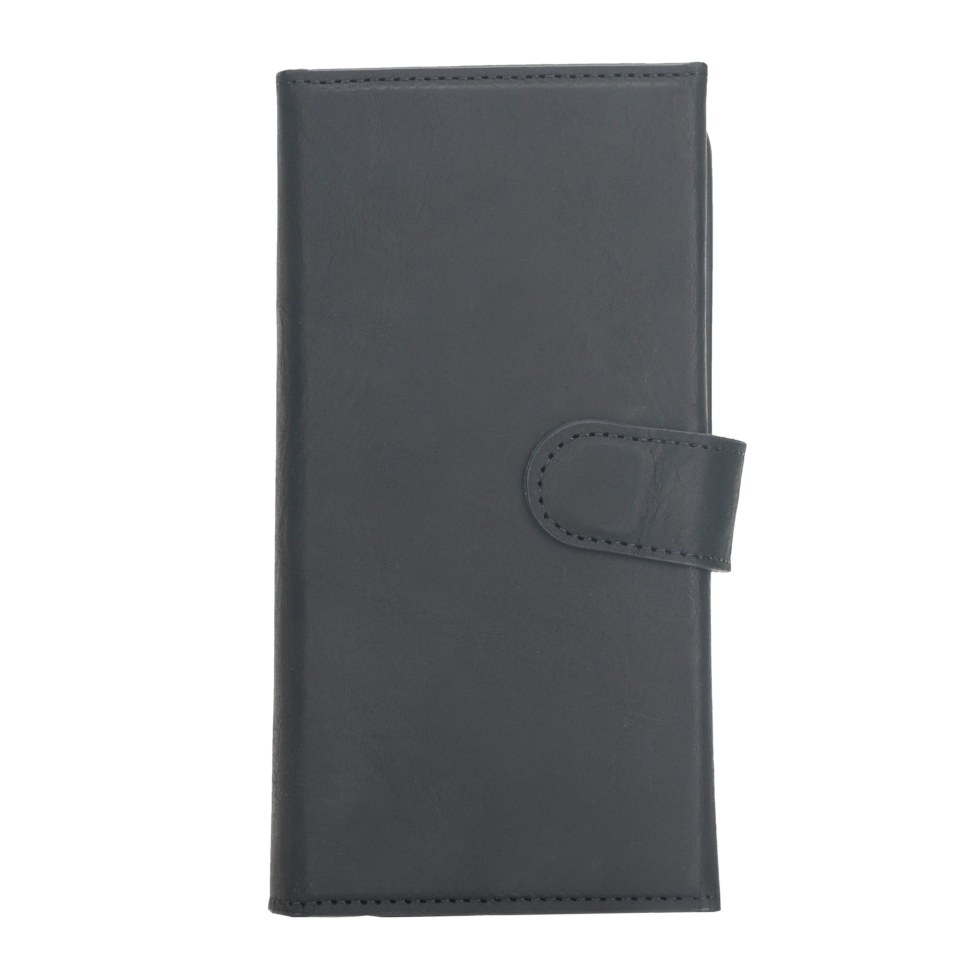 Weihnachtsmann iPhone 12 Pro Leder-Hülle mit abnehmbarem Brieftaschenmotiv