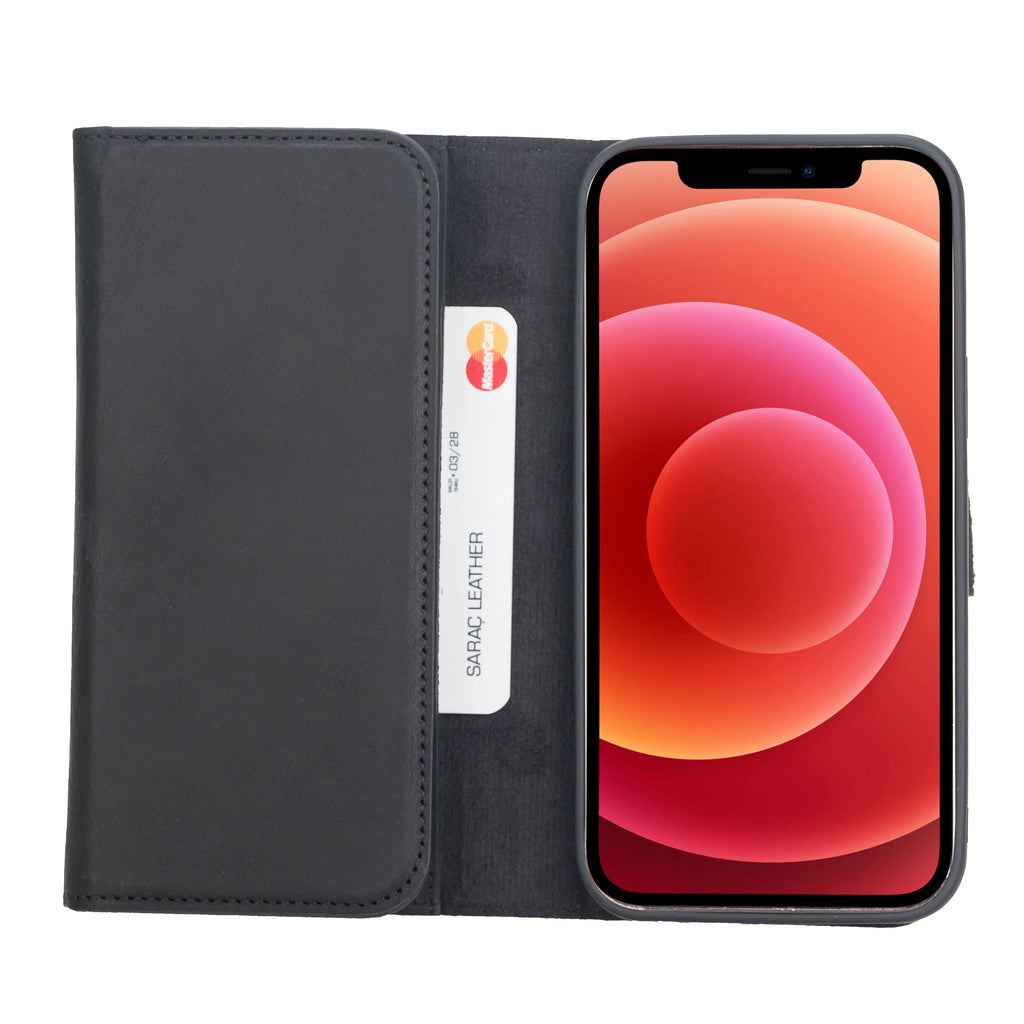 Santa I Phone 12 Pro Max Leather Detachable Wallet Case