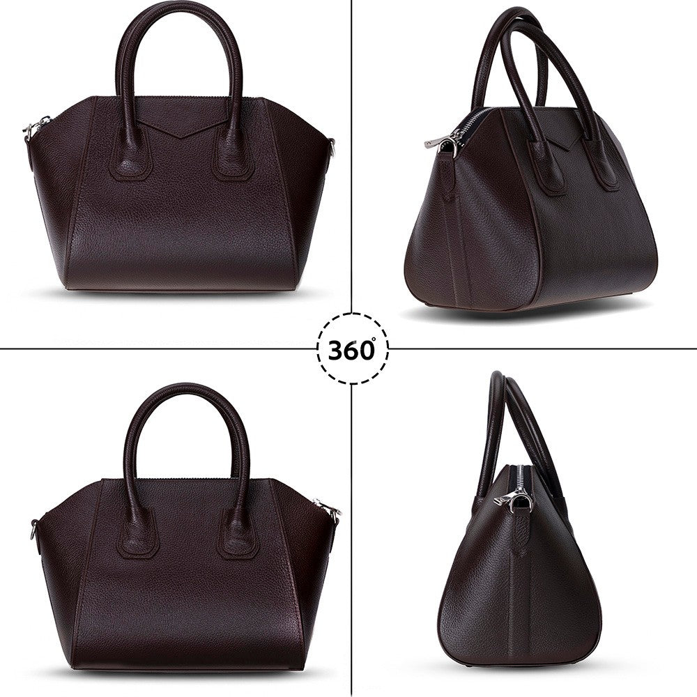 Lorenza Lederhandtasche für Damen, mittelgroß