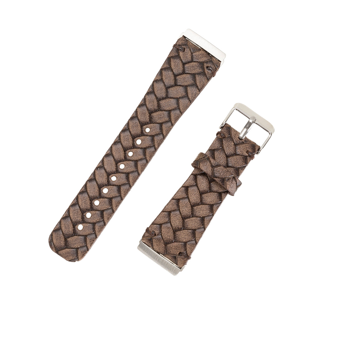 Klassisches Lederarmband für Fitbit Versa