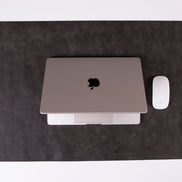 Anpassbare Schreibtischunterlage aus echtem Leder