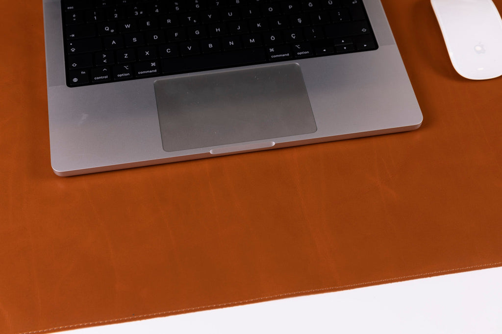 Customizable Genuine Leather Desk Mat