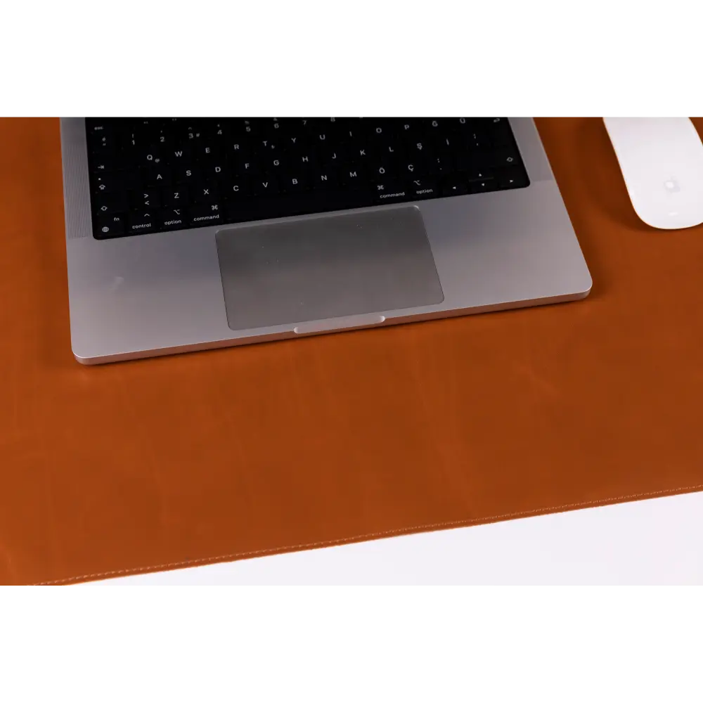 Genuine Leather Desk Mat 37x80