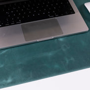 Anpassbare Schreibtischunterlage aus echtem Leder