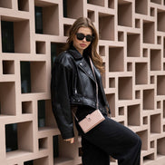 Lozan Geldbörse mit Riemen aus echtem Leder