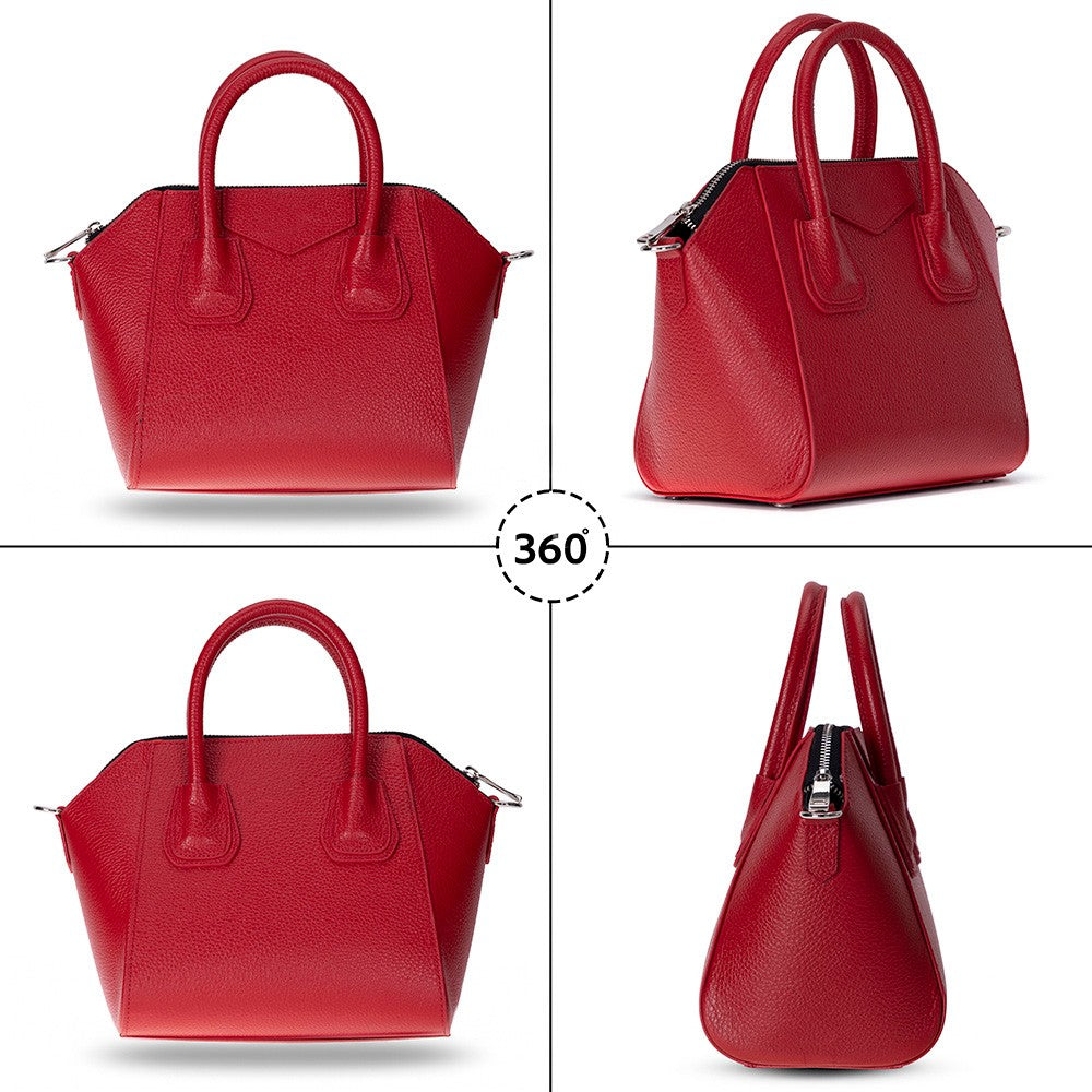 Lorenza Lederhandtasche für Damen, klein