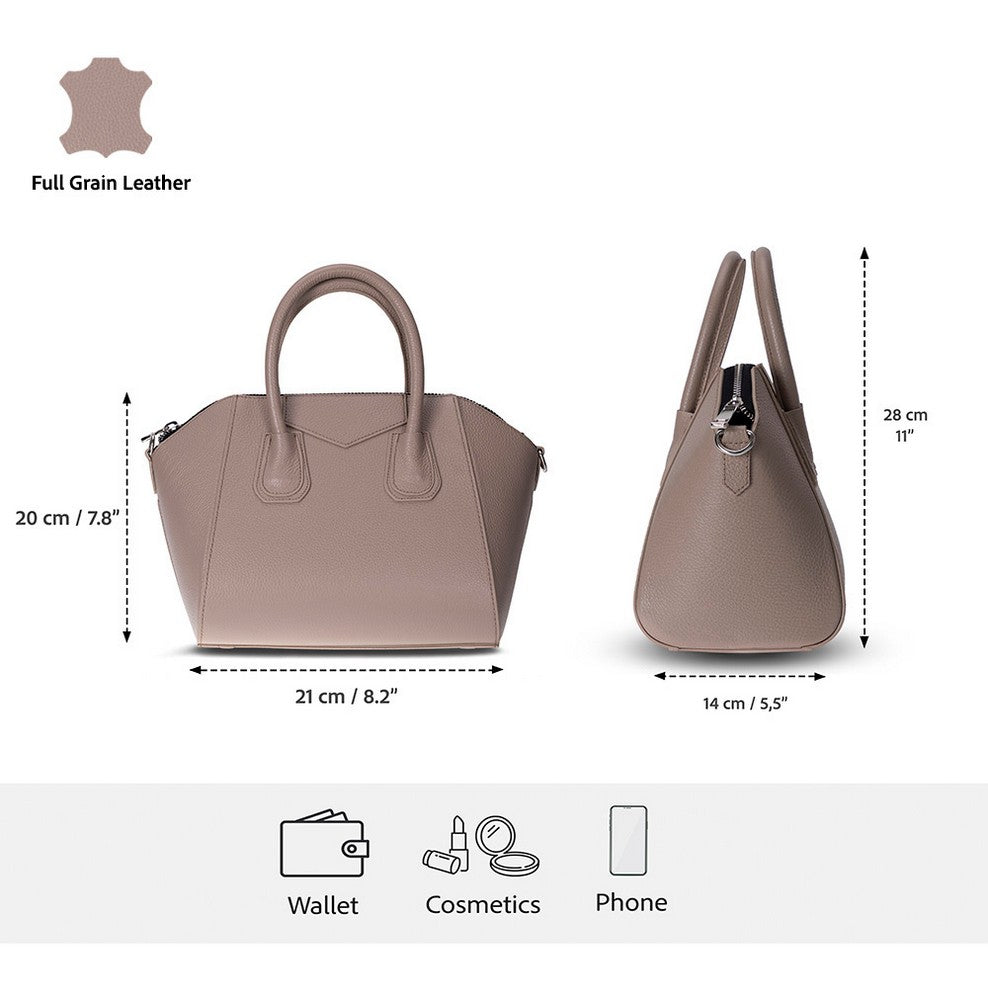 Lorenza Lederhandtasche für Damen, klein