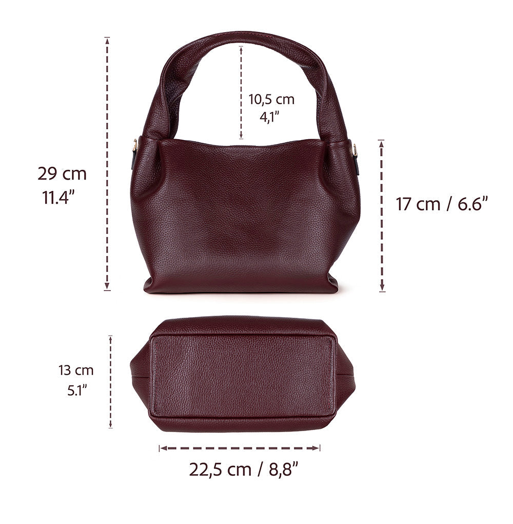 Cortina Damen-Ledertasche