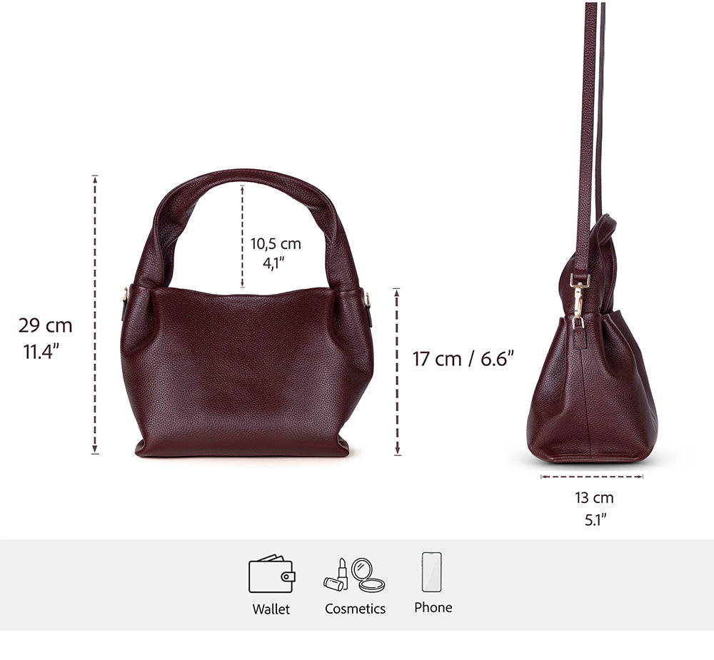 Cortina Damen-Ledertasche