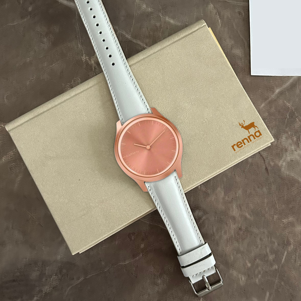 Leather Women Bands for All Garmin Smart Watches