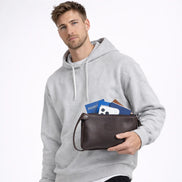 Herrenhandtasche aus Carrera Valdiero Leder