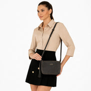 Carrera Melora Genuine Suede Leather Women's Shoulder Bag