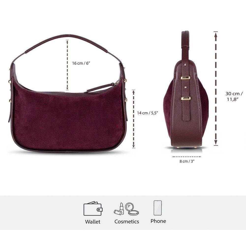 Dolcezza Genuine Suede Leather Women's Shoulder Bag