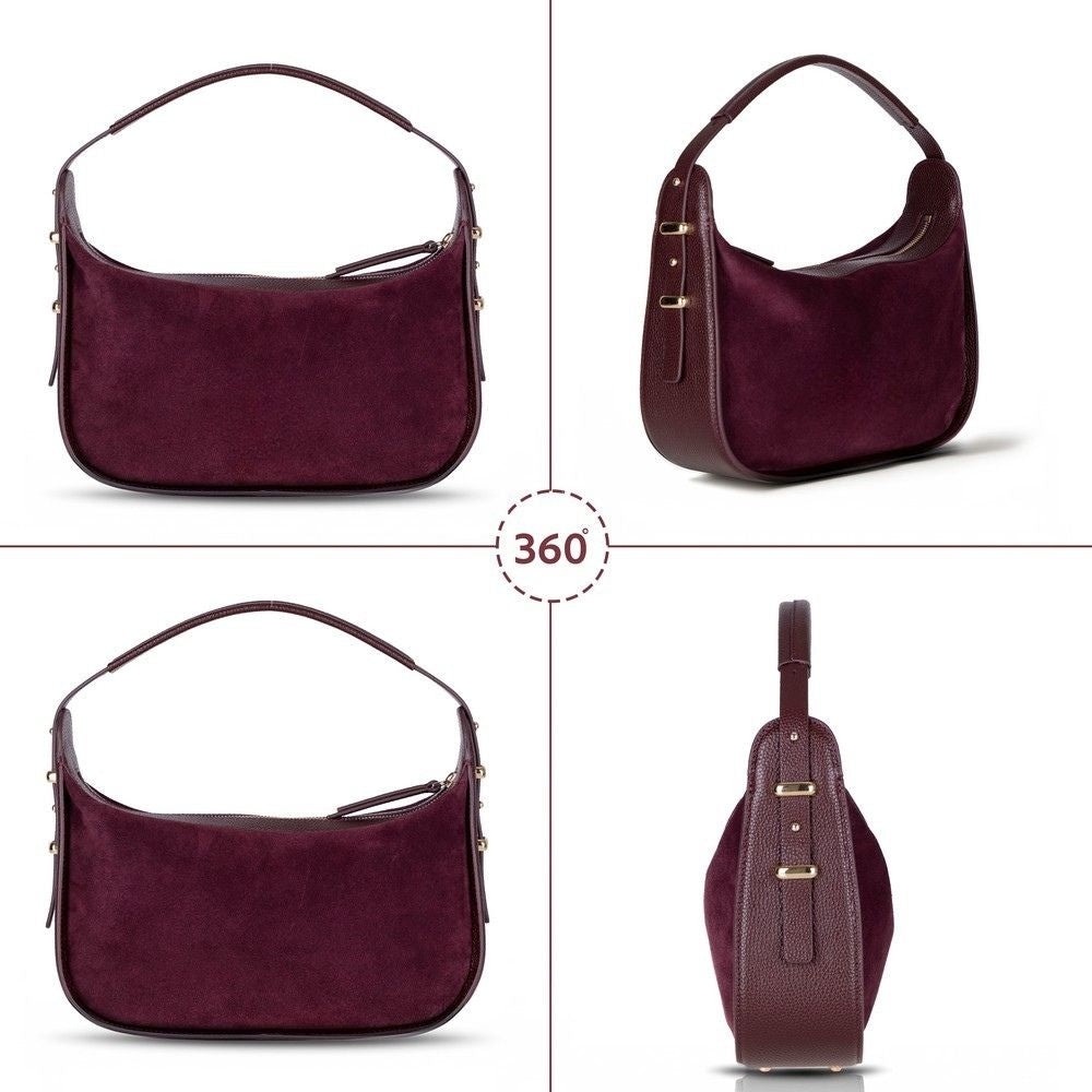 Dolcezza Genuine Suede Leather Women's Shoulder Bag