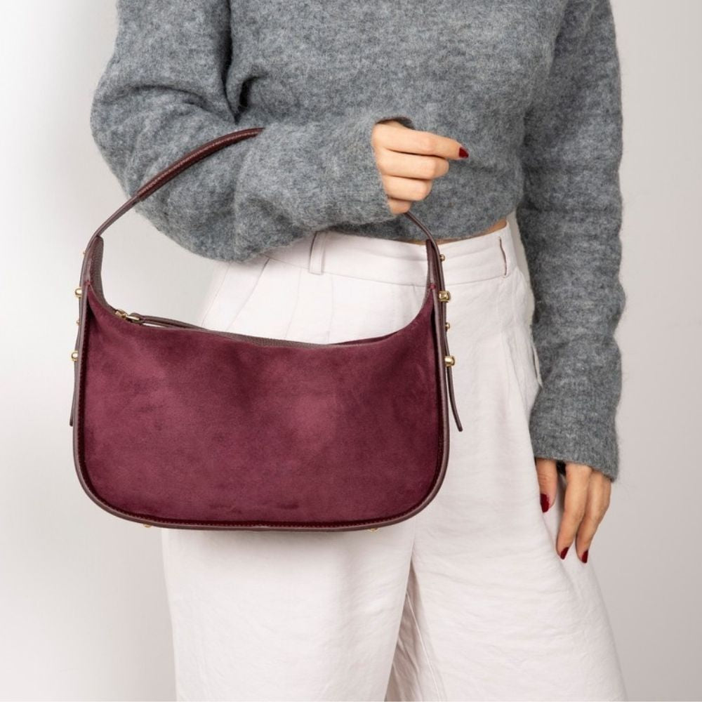 Dolcezza Genuine Suede Leather Women's Shoulder Bag