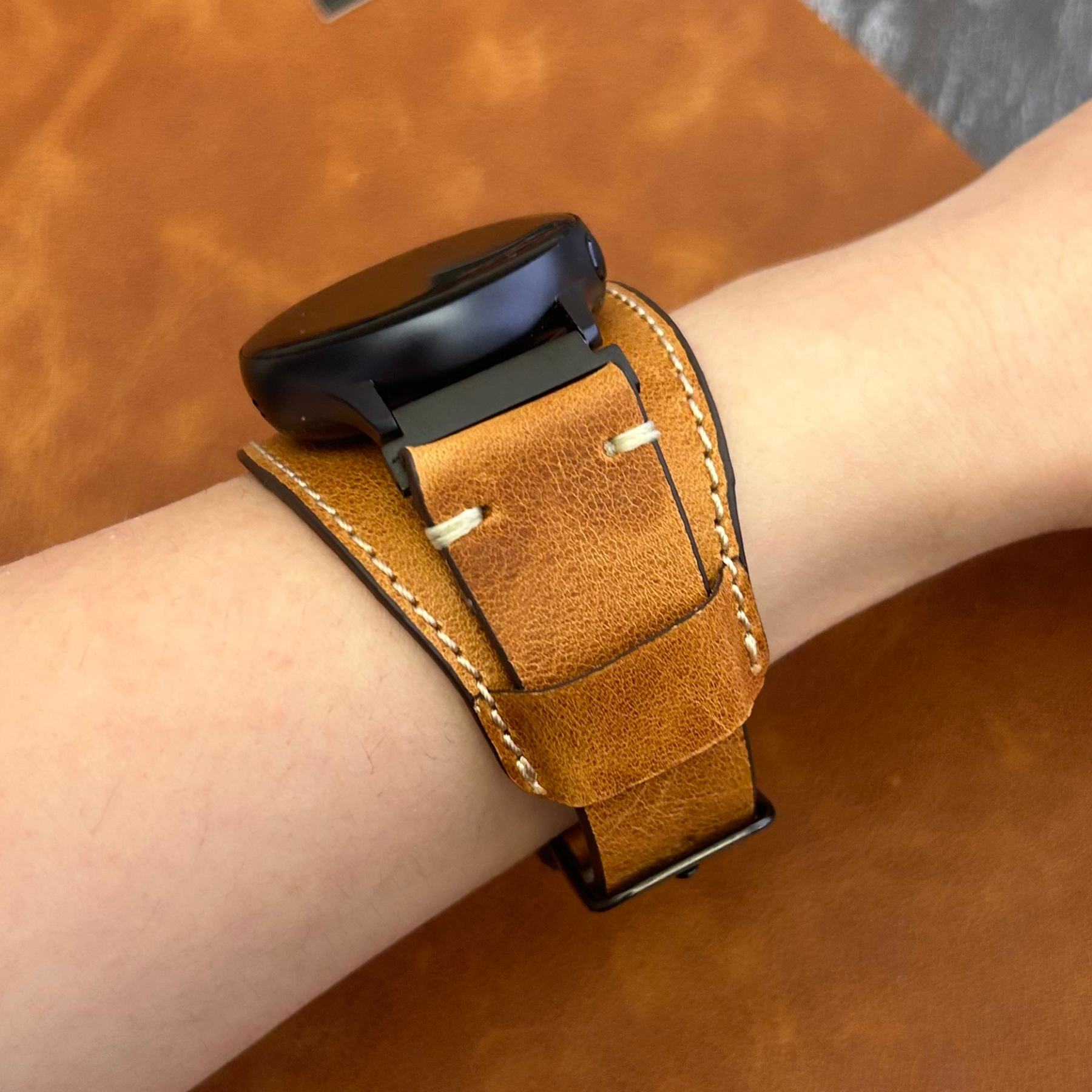 Pulsar-Armbänder aus Leder für Samsung Smartwatches