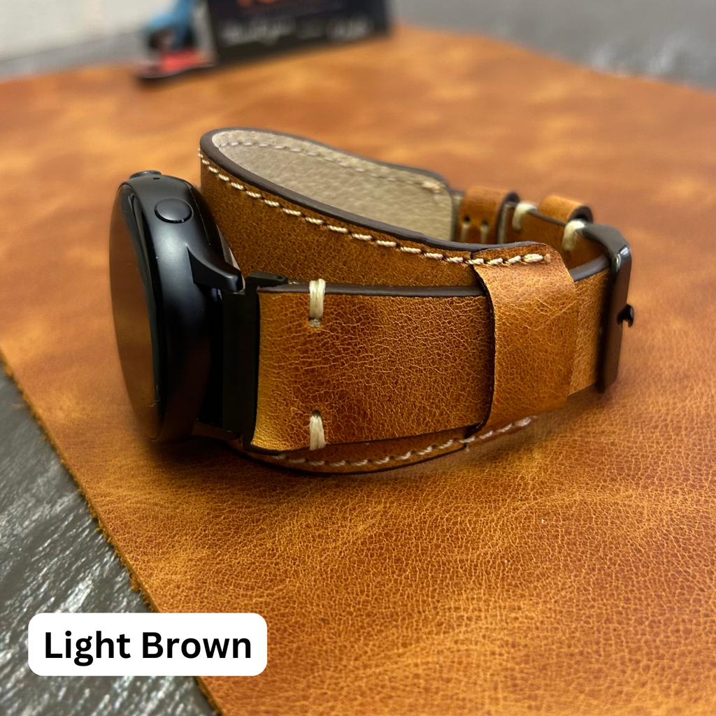 Pulsar-Armbänder aus Leder für Samsung Smartwatches