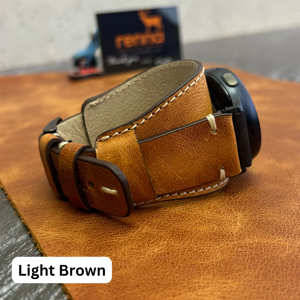 Pulsar-Armbänder aus Leder für Samsung Smartwatches