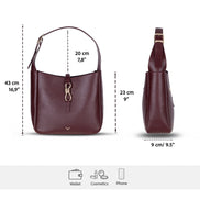 Azura Leder-Damentasche