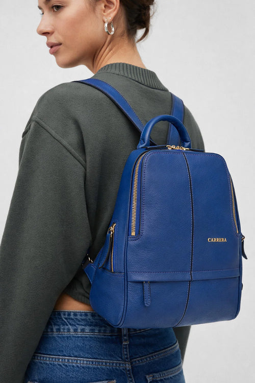 Carrera Elvina Genuine Leather Women's Backpack Bag