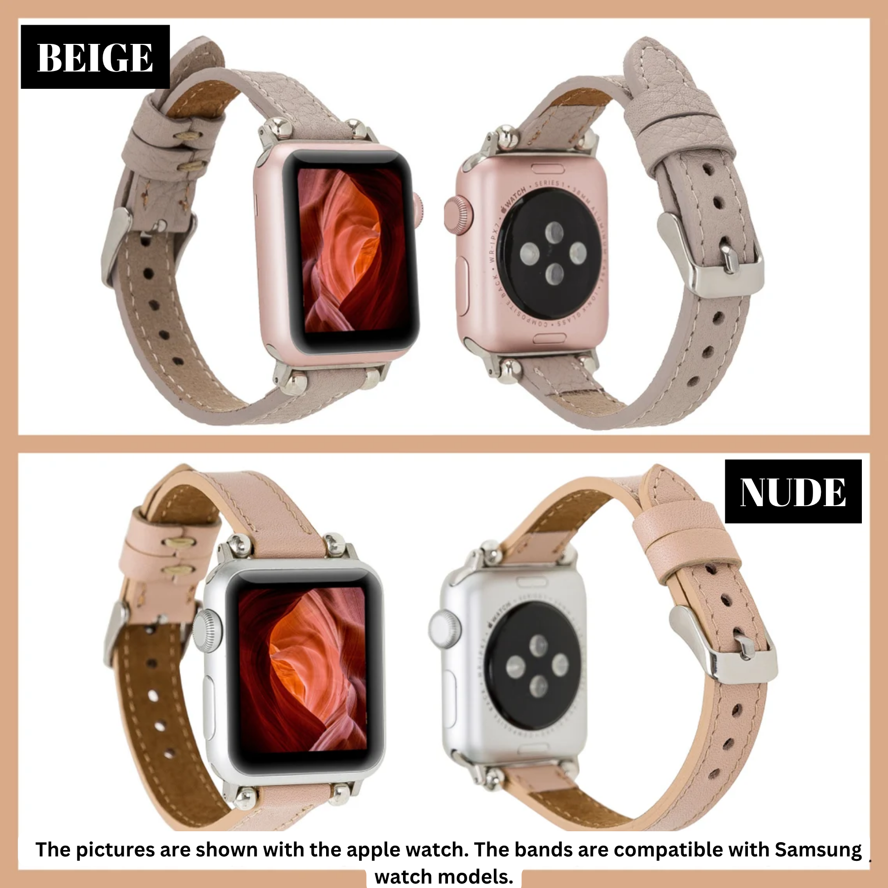 Lederarmbänder von Ferro für Samsung Smartwatches