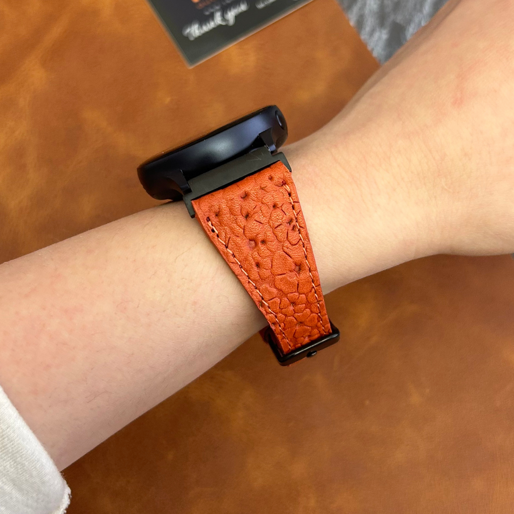 Schmale Lederarmbänder für Samsung Smartwatches