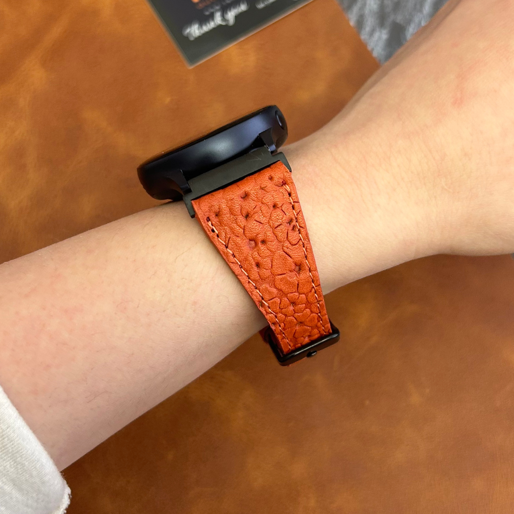 Schmale Lederarmbänder für Samsung Smartwatches