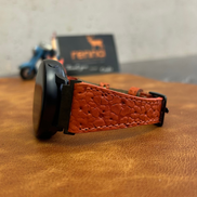 Schmale Lederarmbänder für Samsung Smartwatches