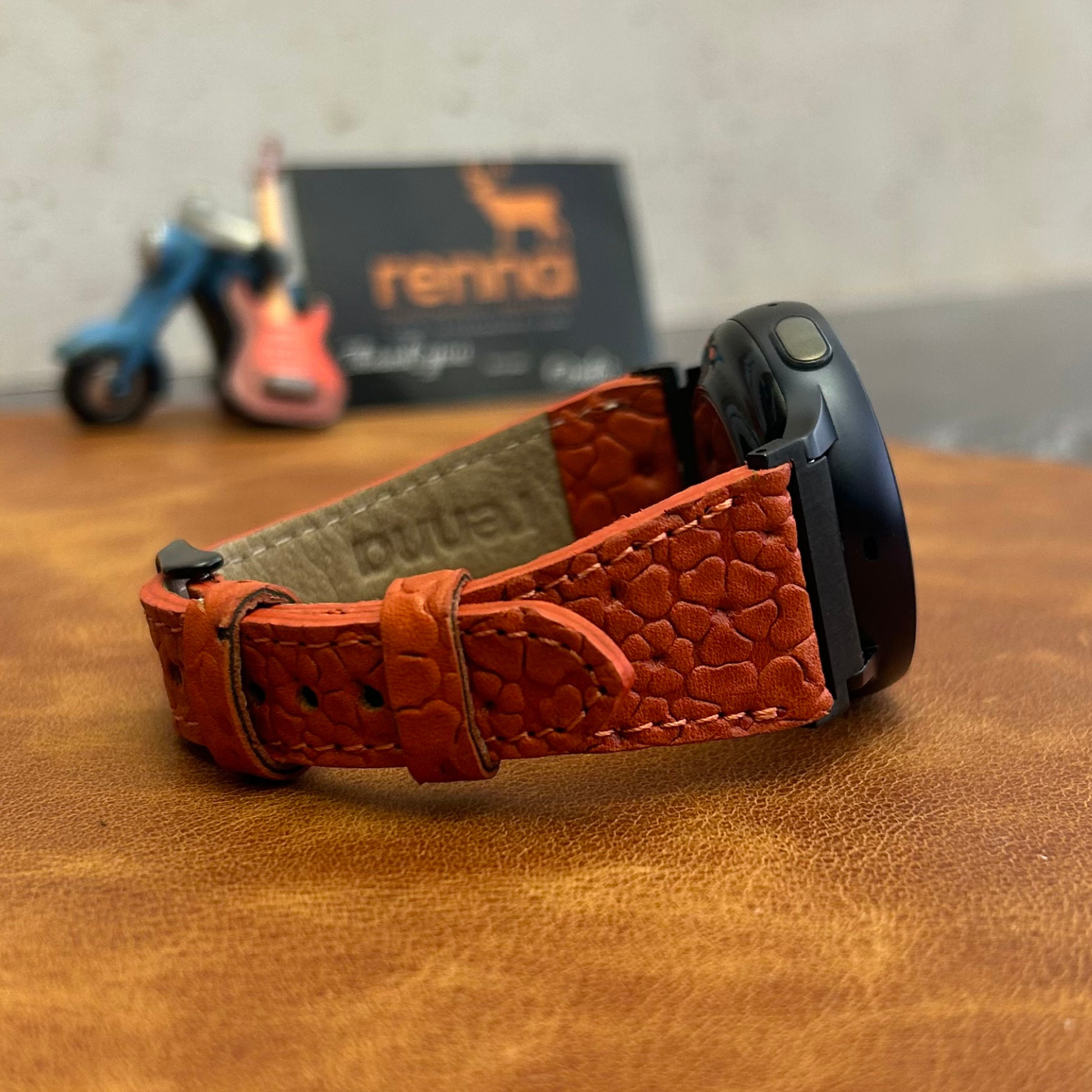 Schmale Lederarmbänder für Samsung Smartwatches