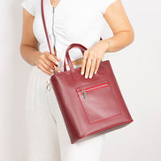 Valetto Leder-Tragetasche