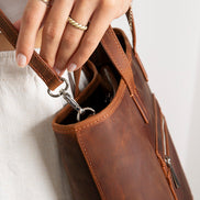 Valetto Leder-Tragetasche